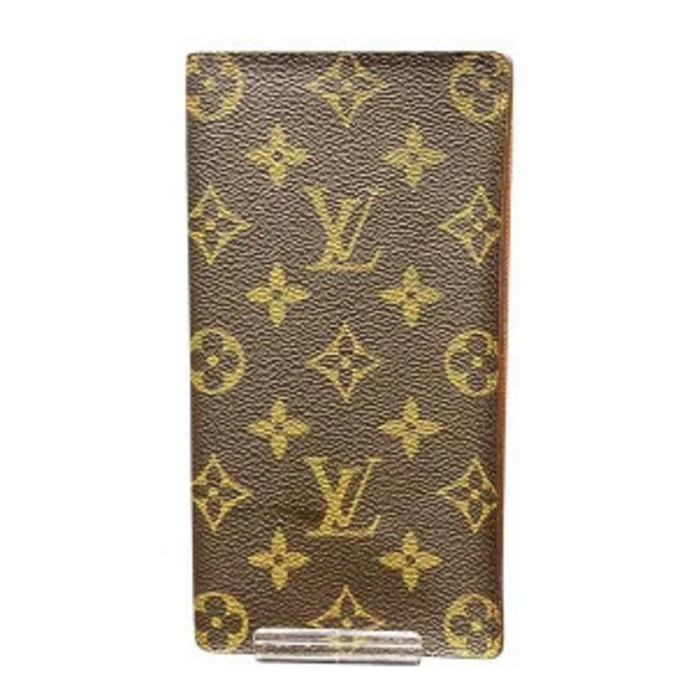 Louis Vuitton Monogram Portecarte Credit Long Wallet Bi fold